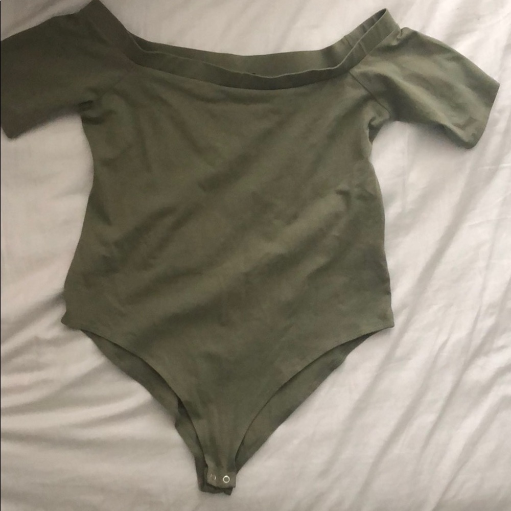 Forever 21 Olive Green bodysuit